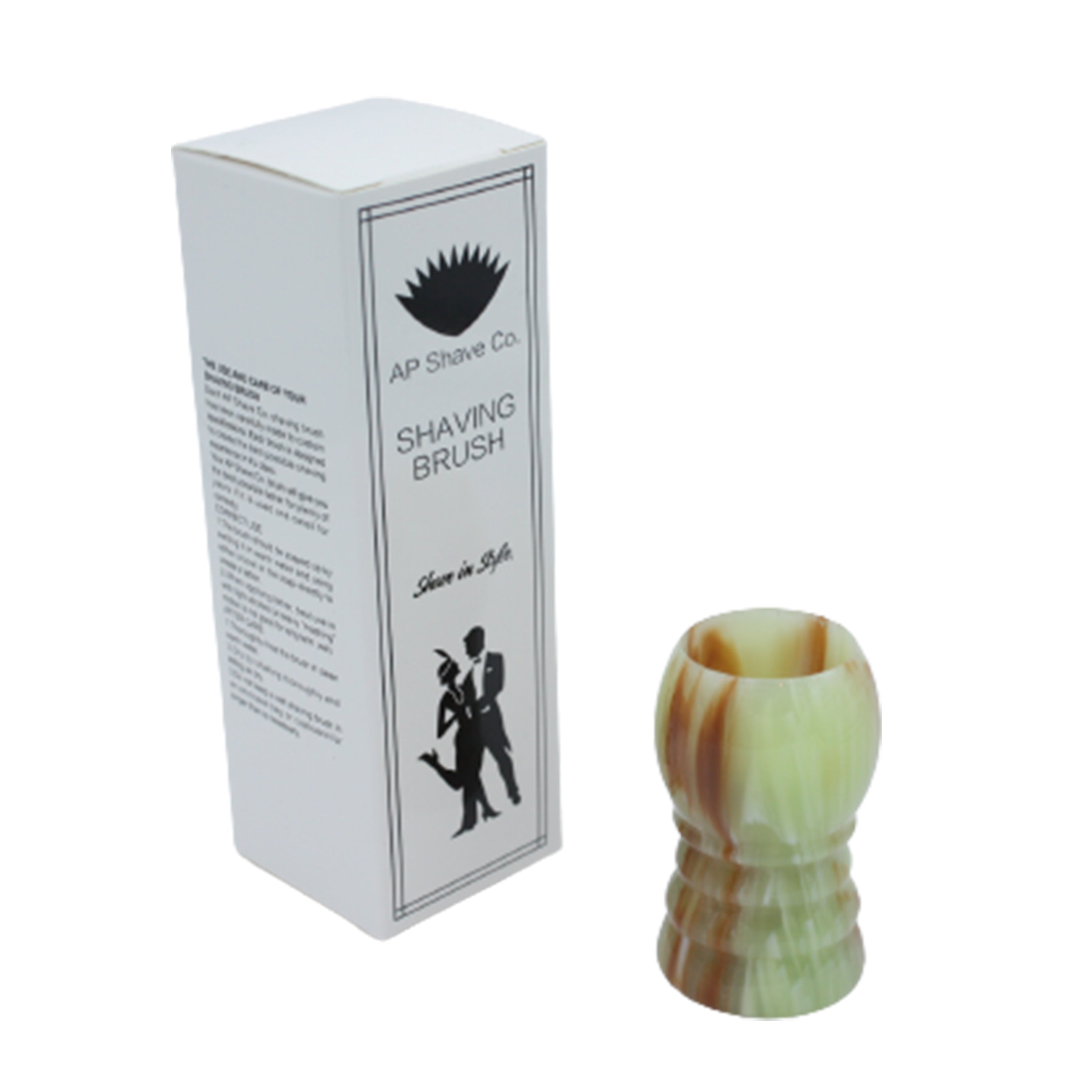 Premium Jade Handcrafted Shaving Brush Handle for Wet Shaving - Fits 24mm & 26mm Knots - Perfect for Traditional Barber Shaving & Luxury Grooming Gifts