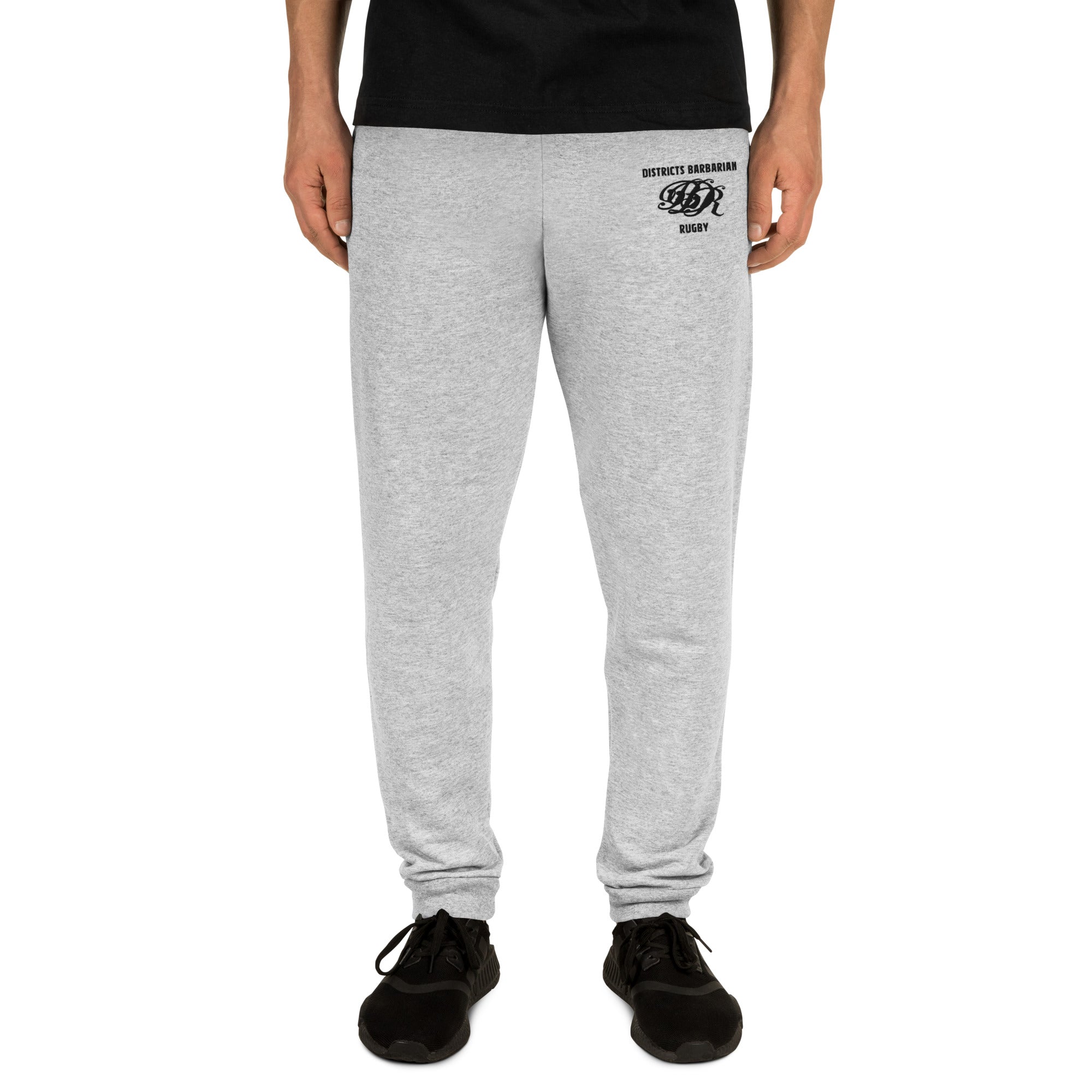 Districts Barbarian RFC Jogger Sweatpants for Men - Comfortable Athletic Running Pants with Elastic Waistband - Perfect for Gym, Workout, and Casual Wear