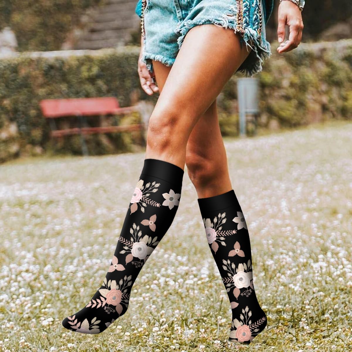 Best Compression Socks for Women & Men - 6 Pairs Medical Grade Support for Nurses, Running, Hiking, Travel & Recovery - Improve Circulation & Reduce Swelling for Long Flights, Workouts & Daily Wear
