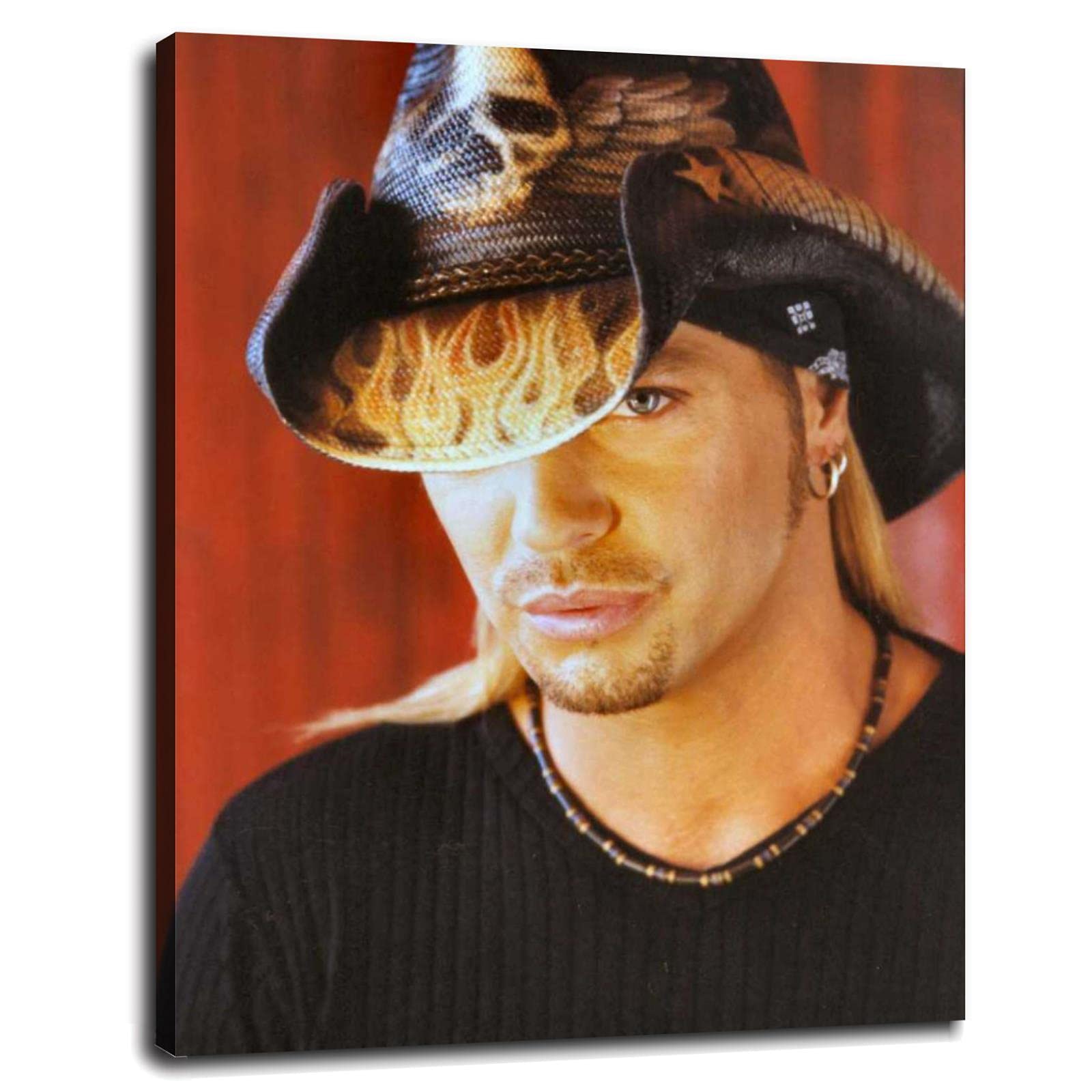 Bret Michaels Framed Canvas Wall Art Print 32