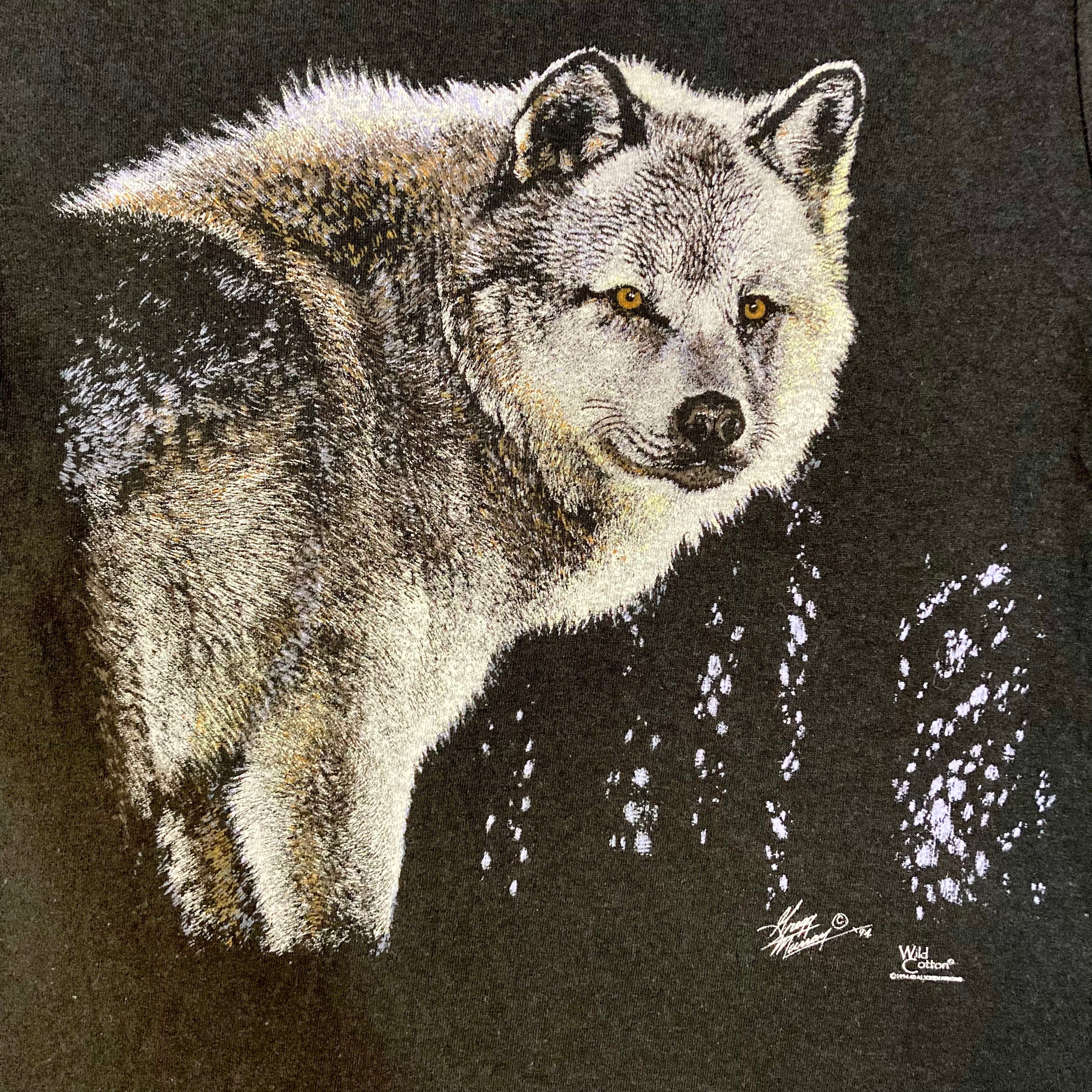 Wolf Graphic T-Shirt for Youth - Cool Animal Print Tee for Boys & Girls - Perfect for School, Outings & Casual Wear
