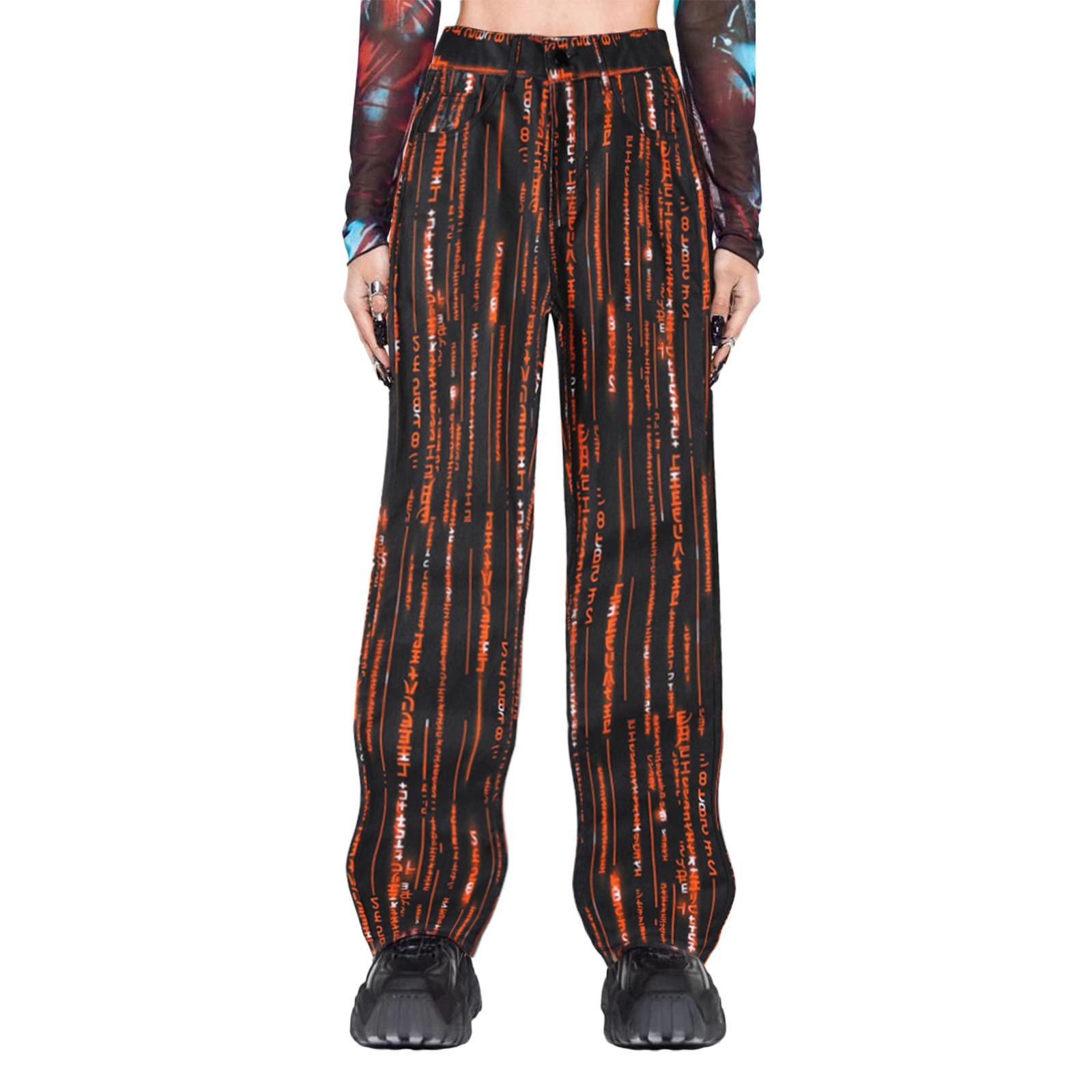 Women's Baggy Jeans - Casual High Waist Loose Fit Denim Pants with Pockets & Zip Fly | Trendy Streetwear for Everyday Wear, Outfits & Fashion Looks
