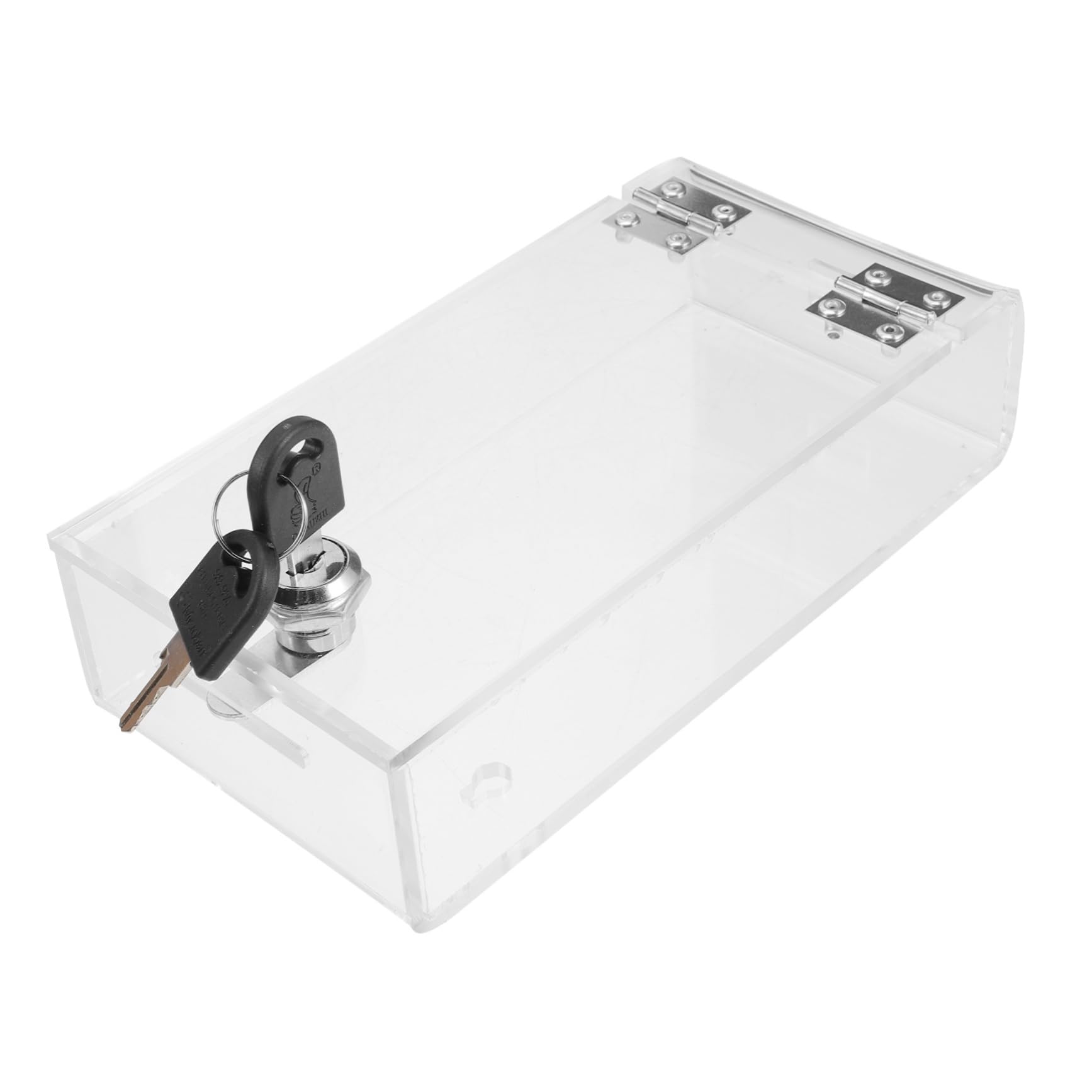 STOBOK Transparent Phone Lock Box with 2 Keys - Portable Mobile Phone Storage Case for Self-Control, Time Management & Digital Detox - Perfect for Study, Work, Parenting, and Focus Improvement