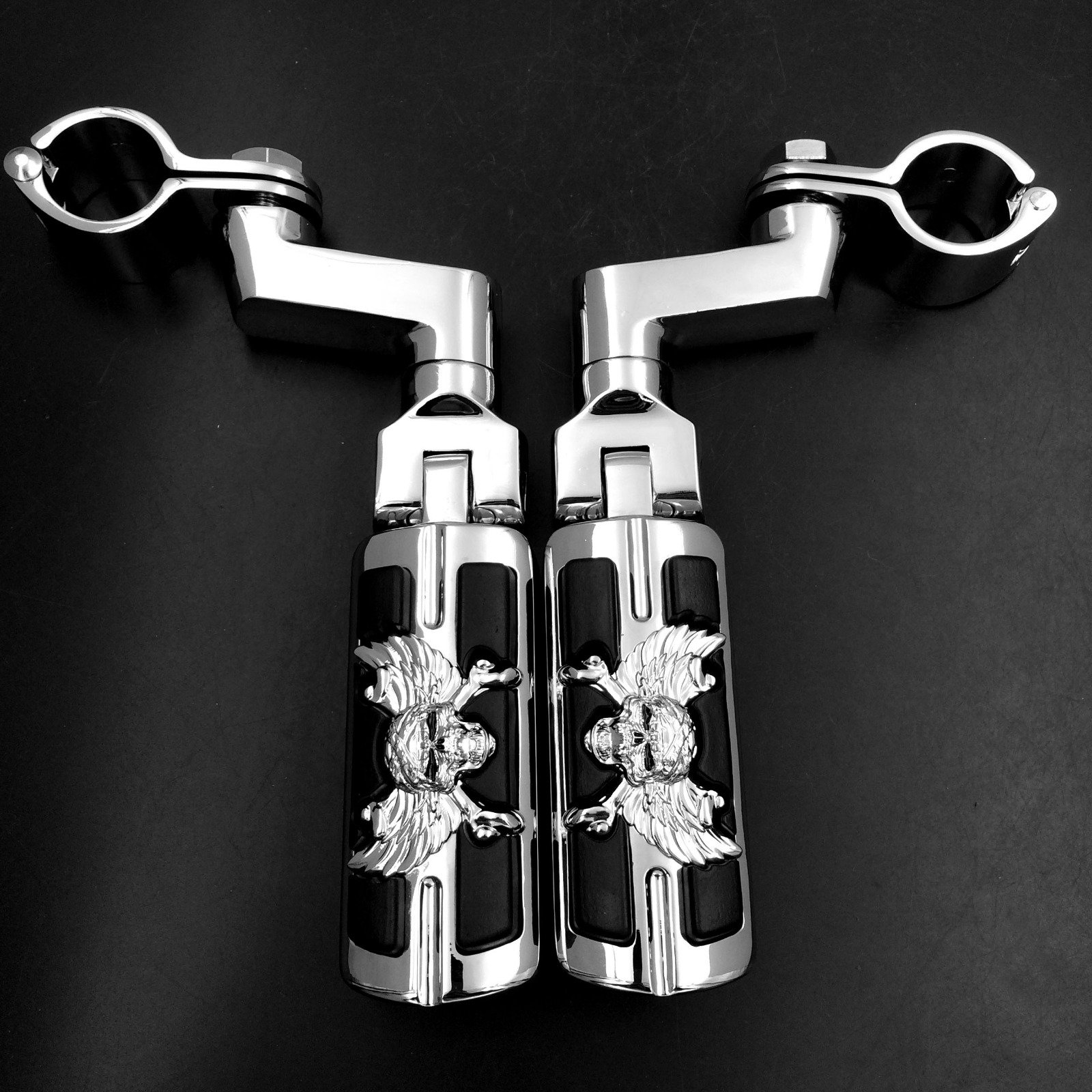 Chrome & Black Rubber Highway Radical Stiletto 1.5