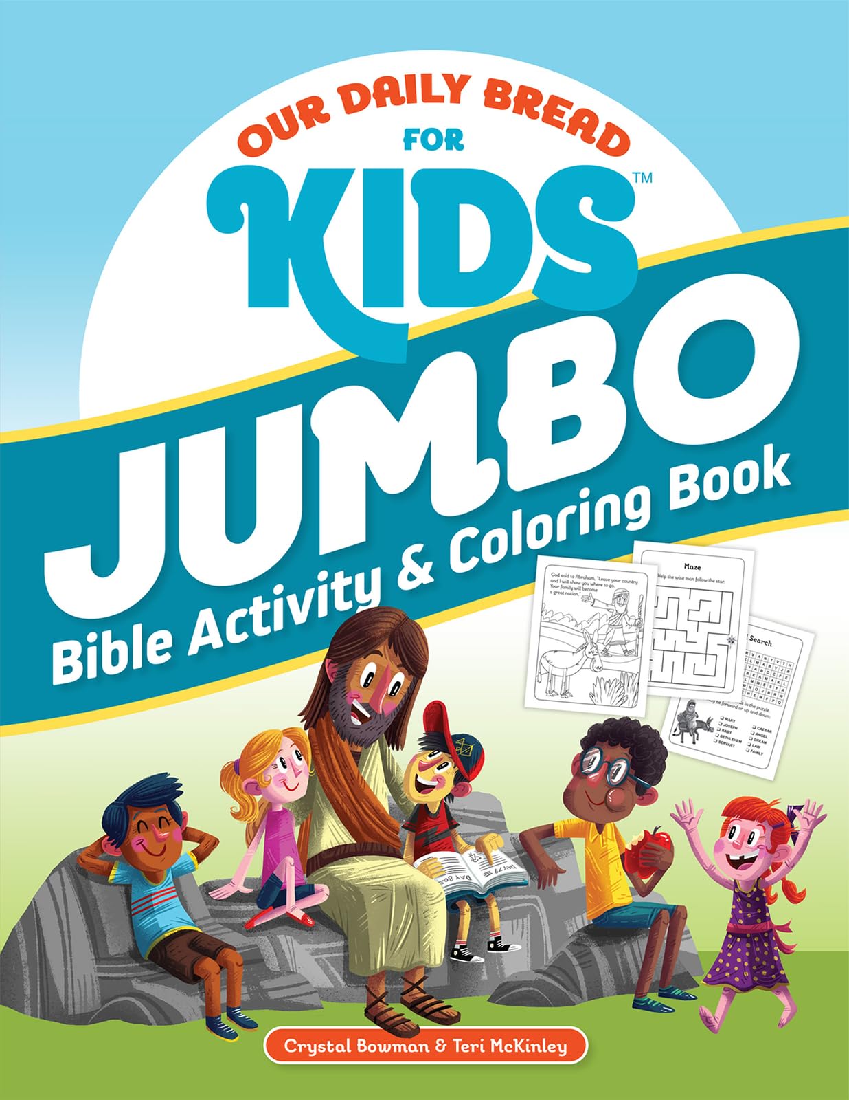 Our Daily Bread for Kids Jumbo Bible Activity & Coloring Book - 300+ Pages of Fun Bible Stories, Puzzles & Coloring Sheets for Christian Children's Education & Sunday School Activities