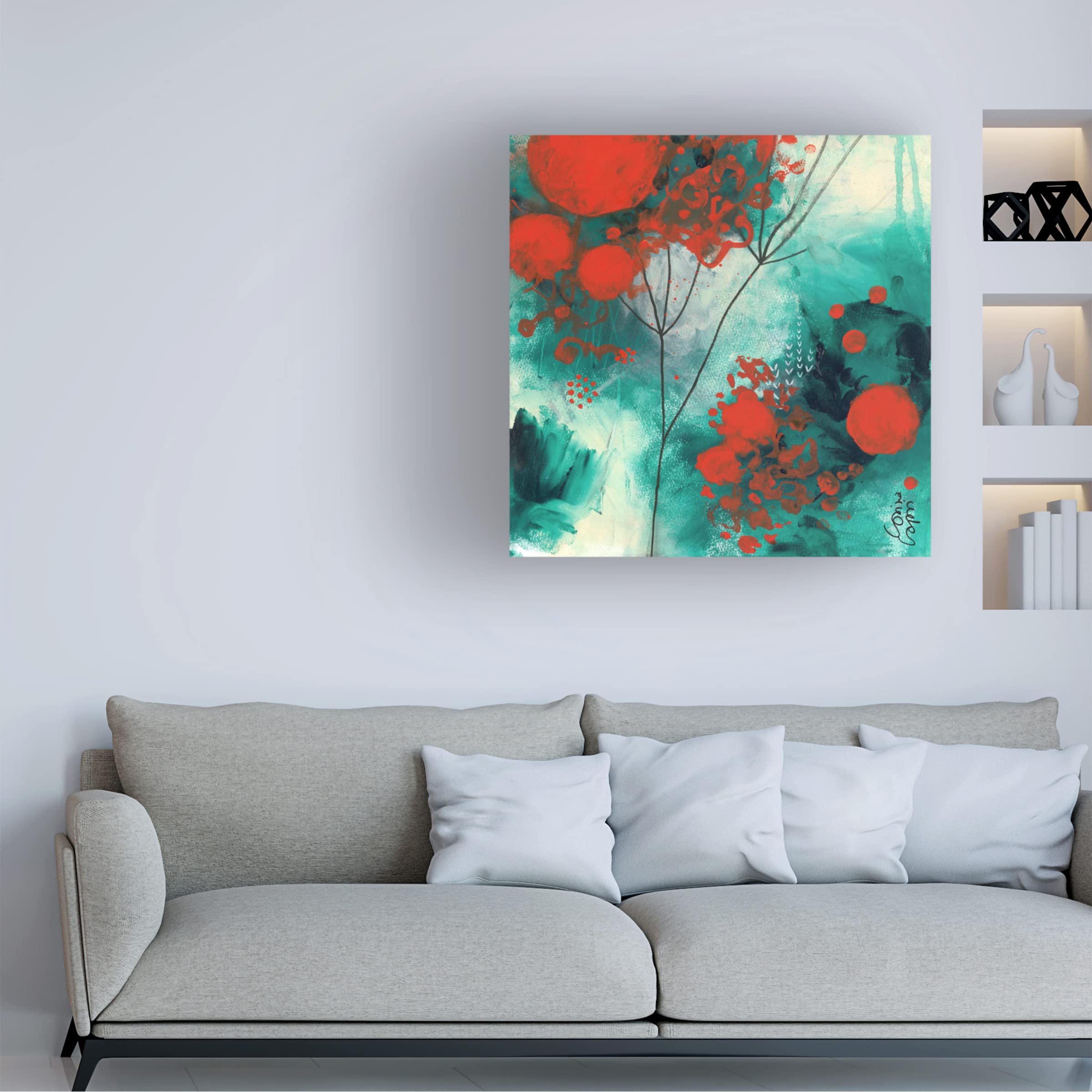 Trademark Fine Art 'Winter Solstice' Canvas Wall Art Print by Corina Capri - Perfect for Living Room, Bedroom & Office Decor