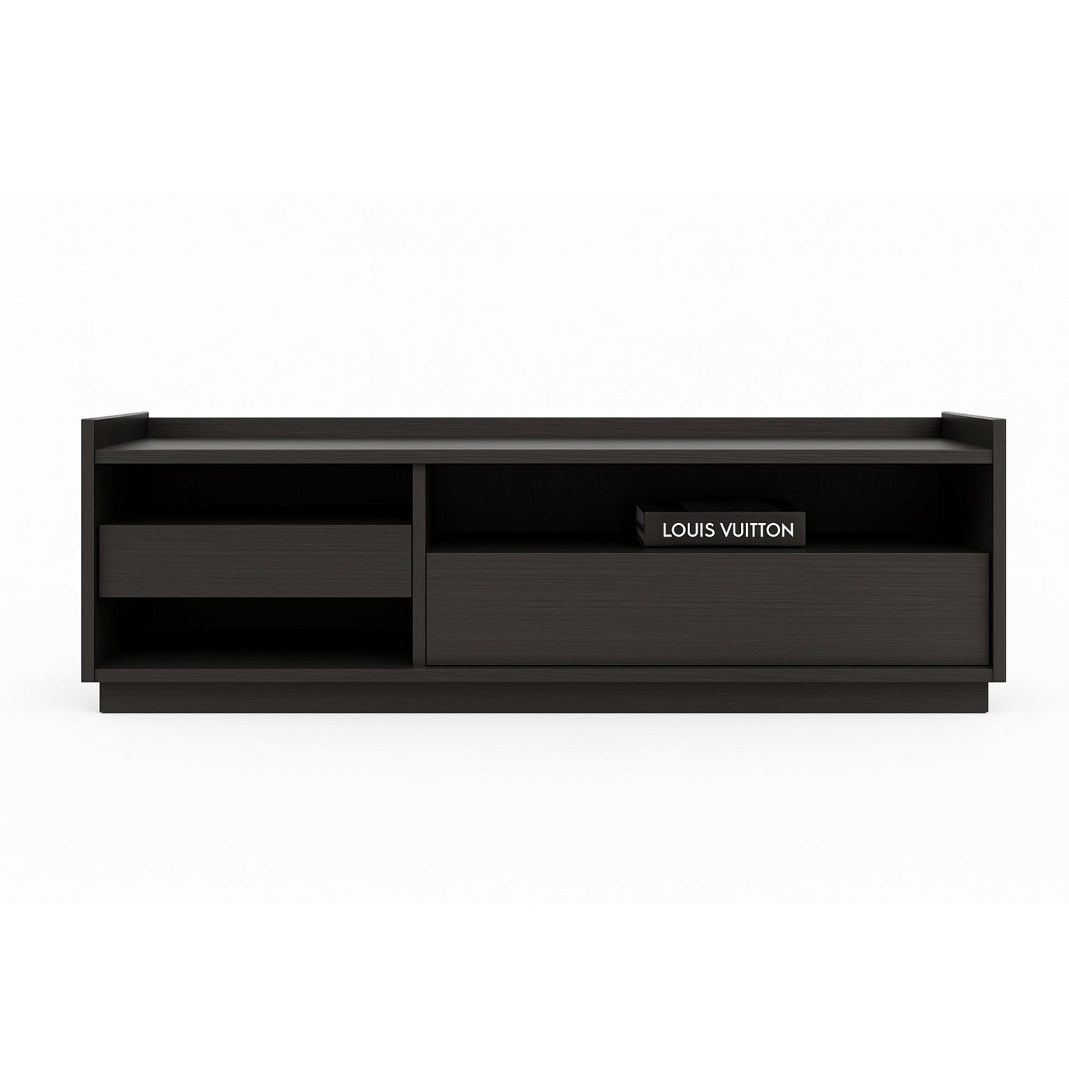 Garnette Junior TV Stand 120cm - Modern Entertainment Center with Storage for Living Room, Bedroom & Home Theater