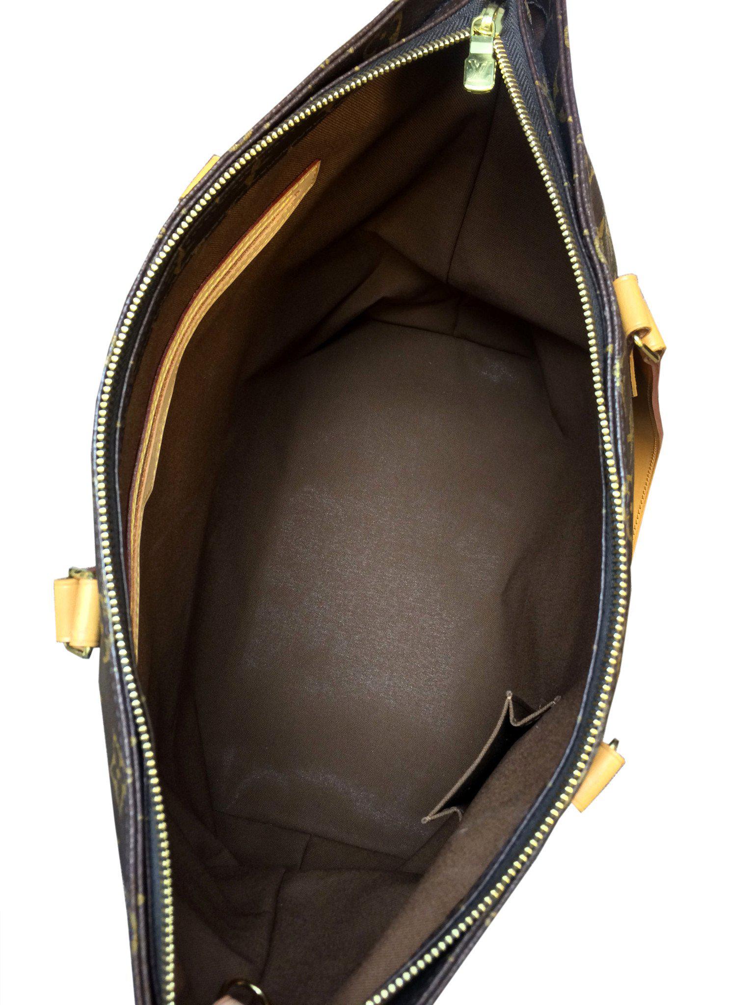 Authentic Louis Vuitton Monogram Canvas Cabas Mezzo Tote Bag - Luxury Designer Handbag for Women, Perfect for Work, Travel & Everyday Use