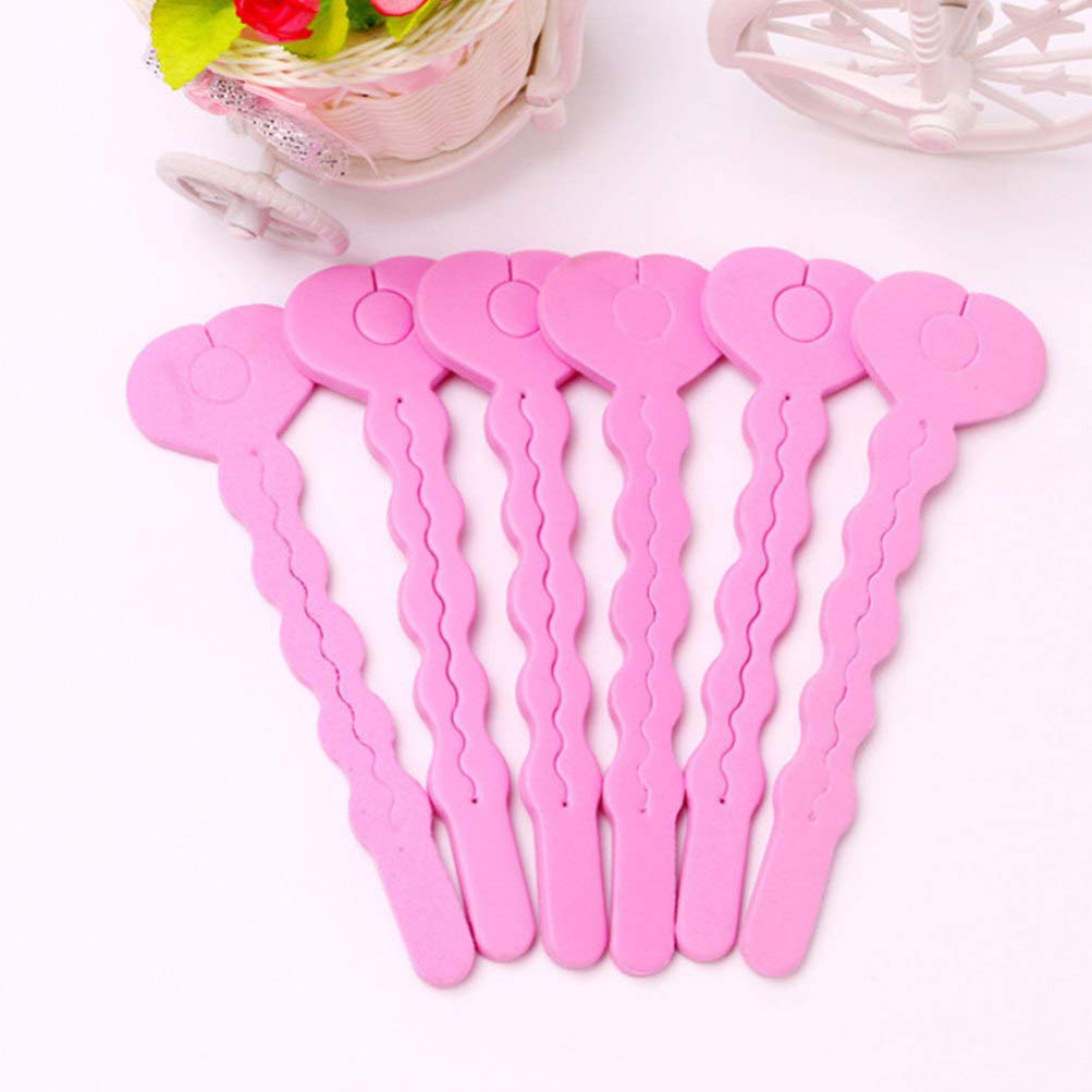 24pcs Foam Sponge Hair Rollers for Curly Hairstyles - DIY Hair Styling Tools with Soft Sponge Border - Perfect for Home Salon, Party & Wedding Hairstyling