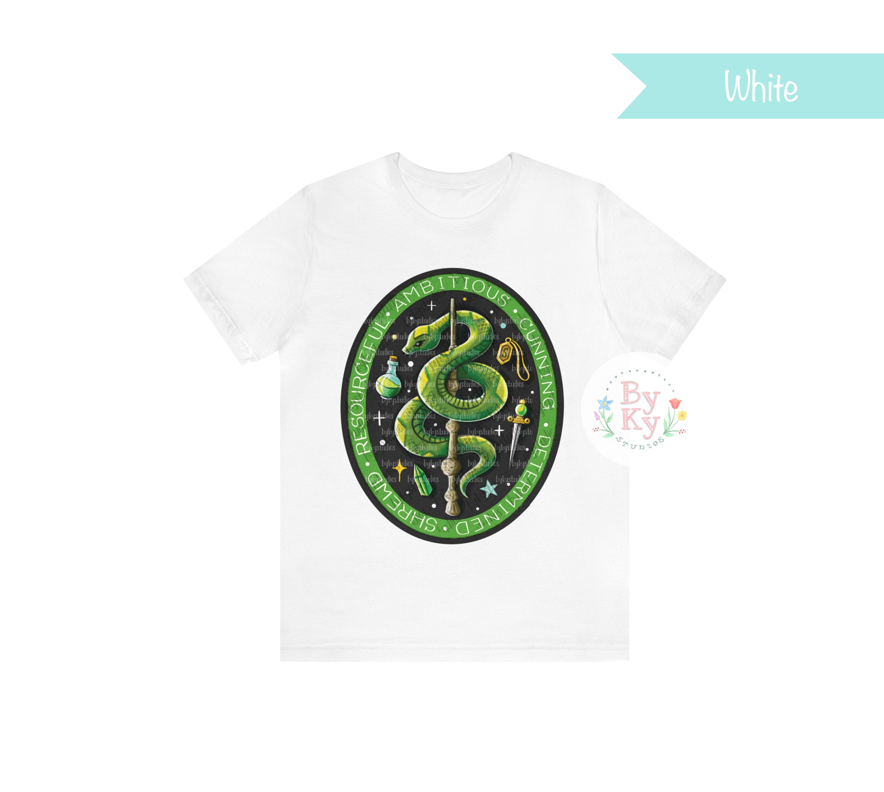 Slytherin Unisex T-Shirt - Soft Cotton Graphic Tee for Men & Women - Perfect for Harry Potter Fans, Cosplay, and Casual Wear