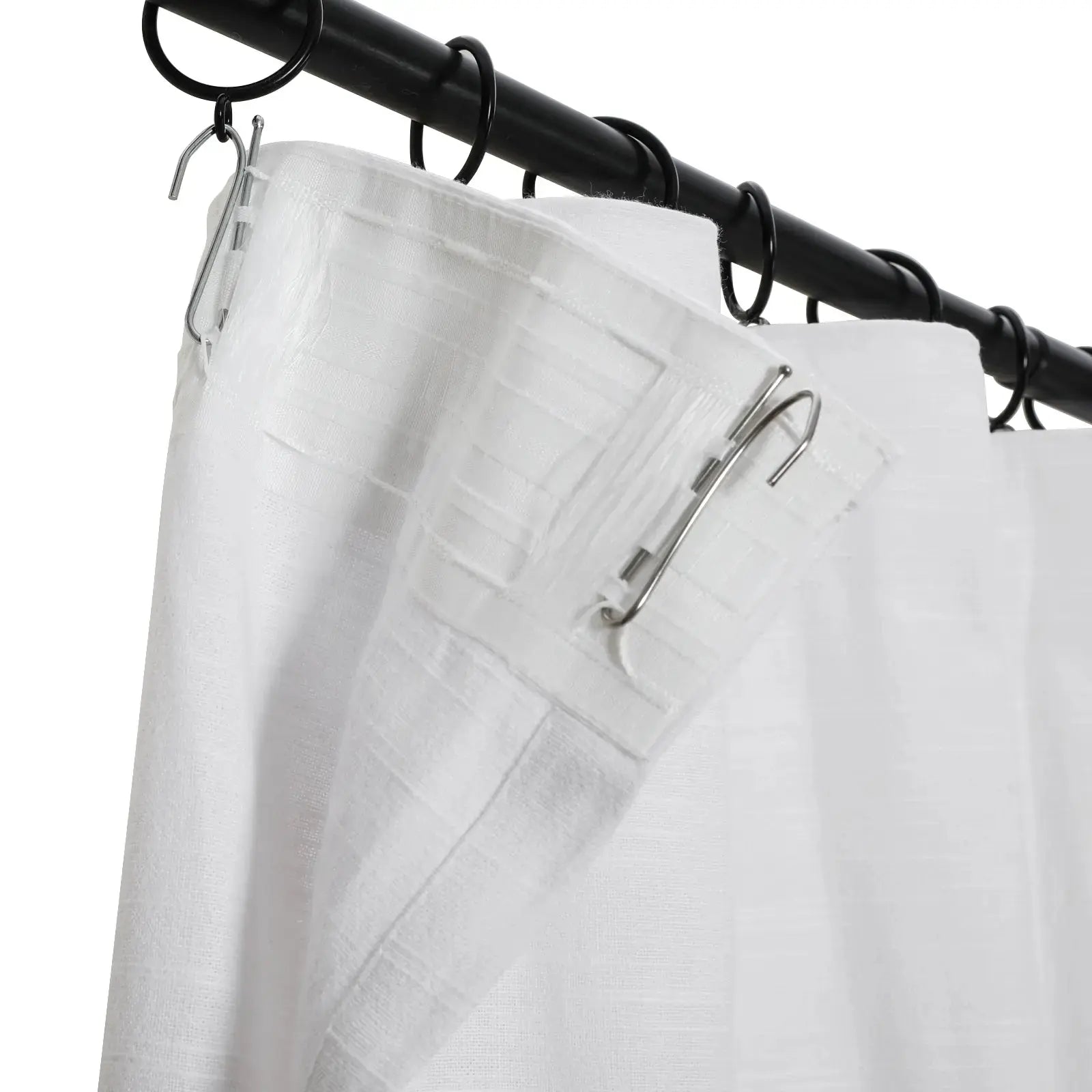 Luxury Linen Cotton Curtains - Soft Top Blackout Drapes for Living Room & Bedroom - Elegant Window Treatments for Home Decor