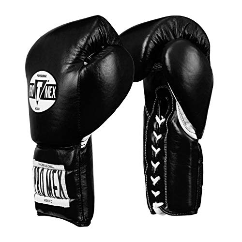 Pro-Mex Pro Lace Training Gloves V 3.0 - Premium Boxing Gloves for Men & Women - Ideal for MMA, Kickboxing, Muay Thai & Fitness Training - Perfect for Sparring, Bag Work & Gym Sessions