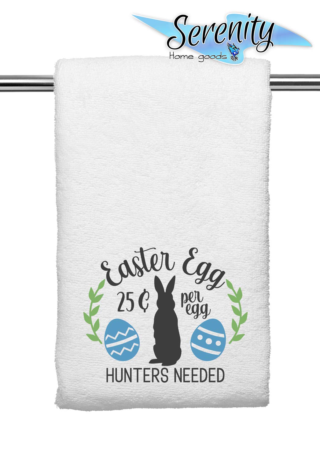Religious Christian Easter Floral Hand Towel - Orange Pink Green Spring Summer Kitchen & Bath Decor - Home Decorations, Housewarming Gift for Garden Themed Decor | Perfect for Easter Celebrations, Bathroom Essentials, and Thoughtful Housewarming Presents