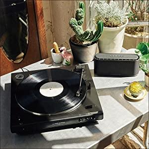 Audio Technica AT LP60XBT BK Bluetooth Wireless Fully Automatic Belt-Drive Turntable (Black) - Wireless Vinyl Record Player for Home, Office & DJ Use