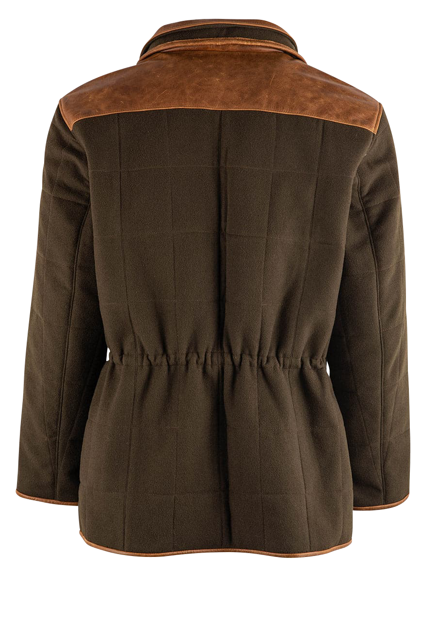 Lone Pine Geneva Cashmere Coat for Women - Soft & Warm Olive Green Winter Coat | Perfect for Office, Travel & Special Occasions