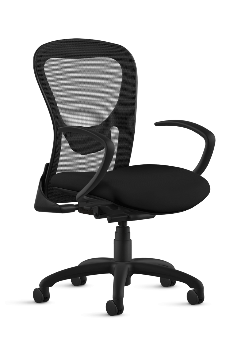 9 to 5 STRATA Mid Back Task Chair (1560) - Ergonomic Office Chair for Home & Work, Adjustable Height & Lumbar Support - Perfect for Desk Work, Gaming & Study