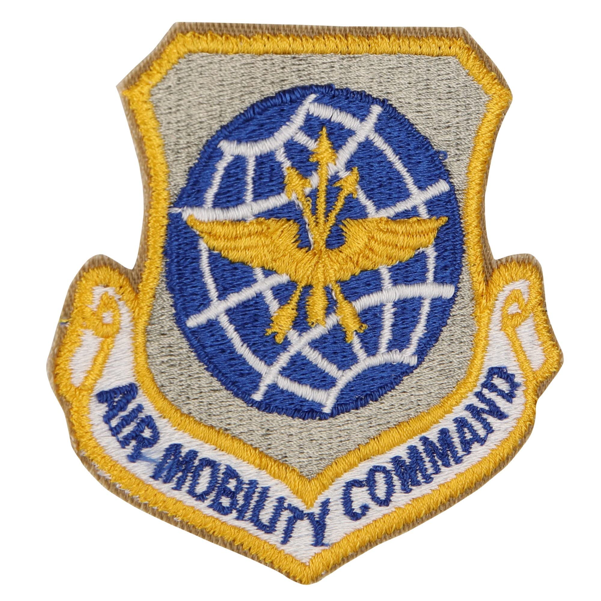 Air Mobility Command Patch - Military Embroidered Badge for Uniforms & Collectors | Perfect for Air Force Gifts, Cosplay & Memorabilia