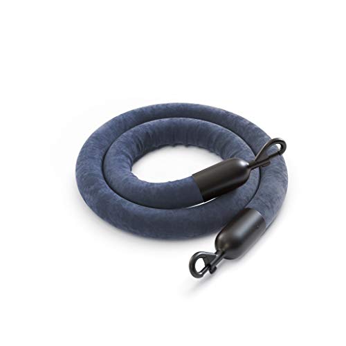 Grey Rope with Black Powder Coated Snap Ends
