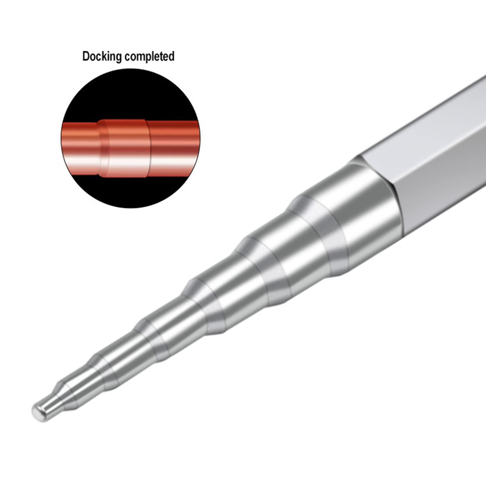 6 in 1 Copper Pipe Tube Expander Kit - Stainless Steel Mandrel Manual Swaging Tool for HVAC, Refrigeration & AC Repair - Professional Pipe Expanding Set for Plumbing & DIY Projects