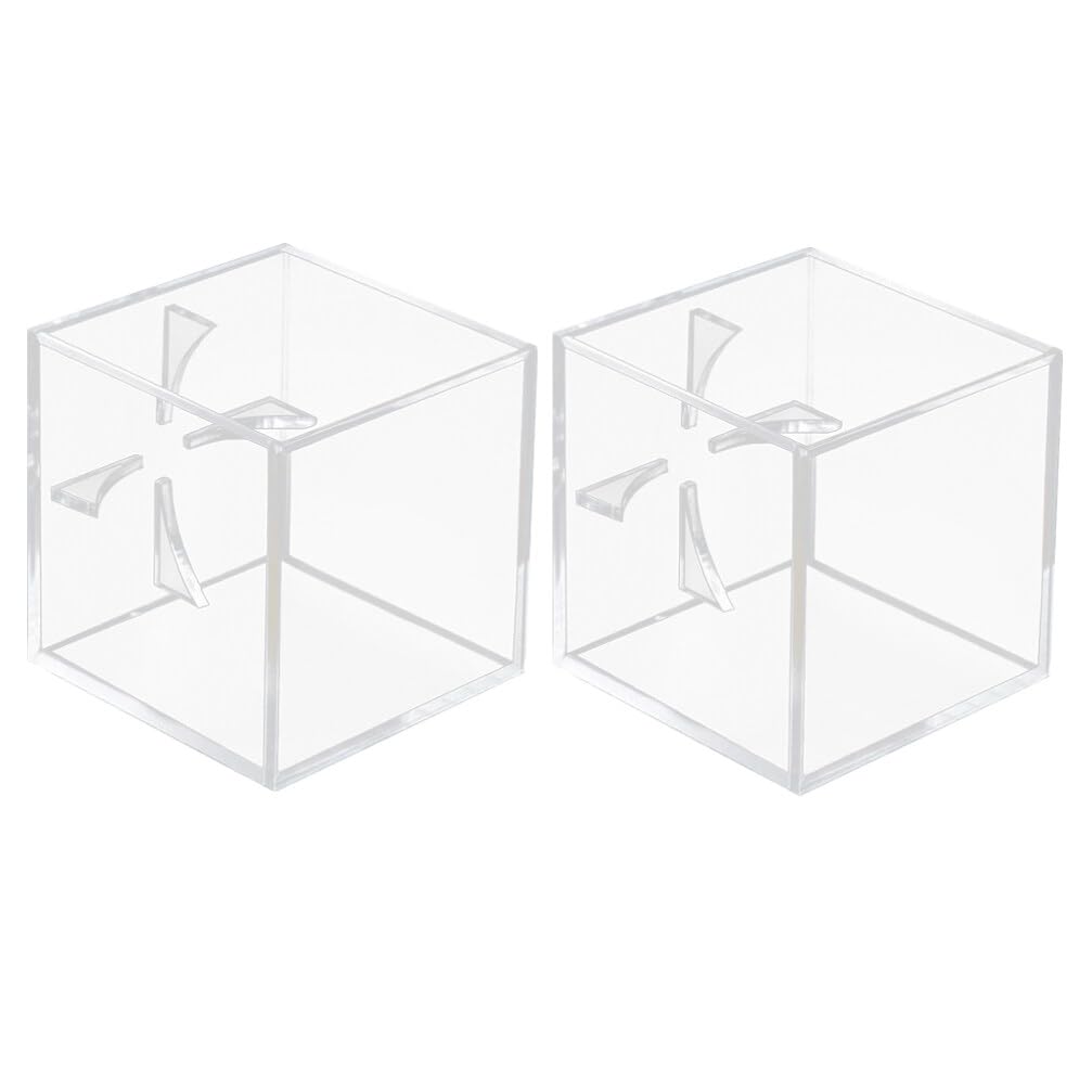 2 Pack Clear Acrylic Baseball Display Stand - Transparent Ball Holder Support Base for Sports Memorabilia, Perfect for Showcasing Autographed Baseballs in Home or Office Collections