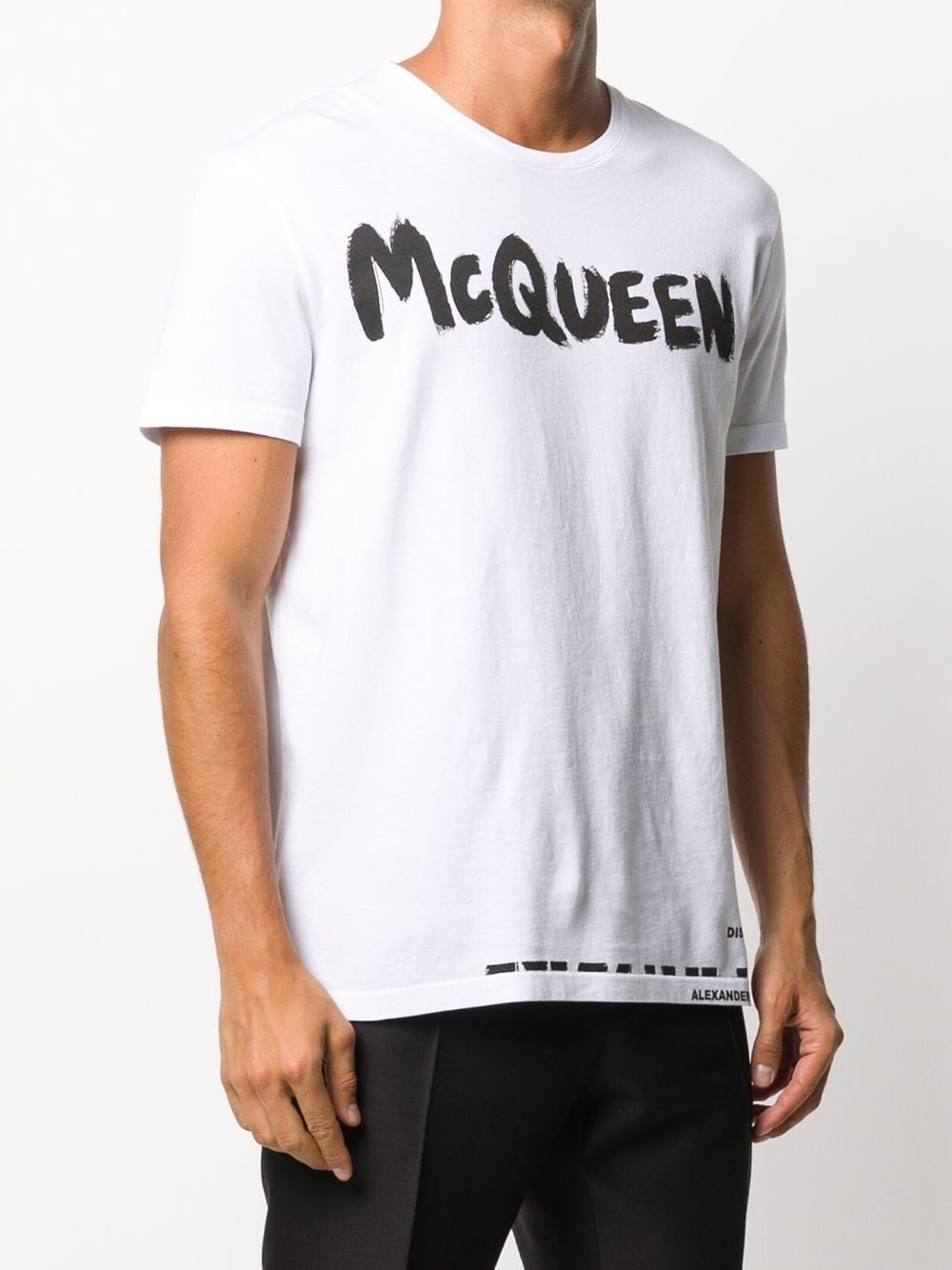 Alexander McQueen Men's White T-Shirts & Polo Shirts - Premium Cotton Casual & Business Wear for Daily Outfits & Office Style