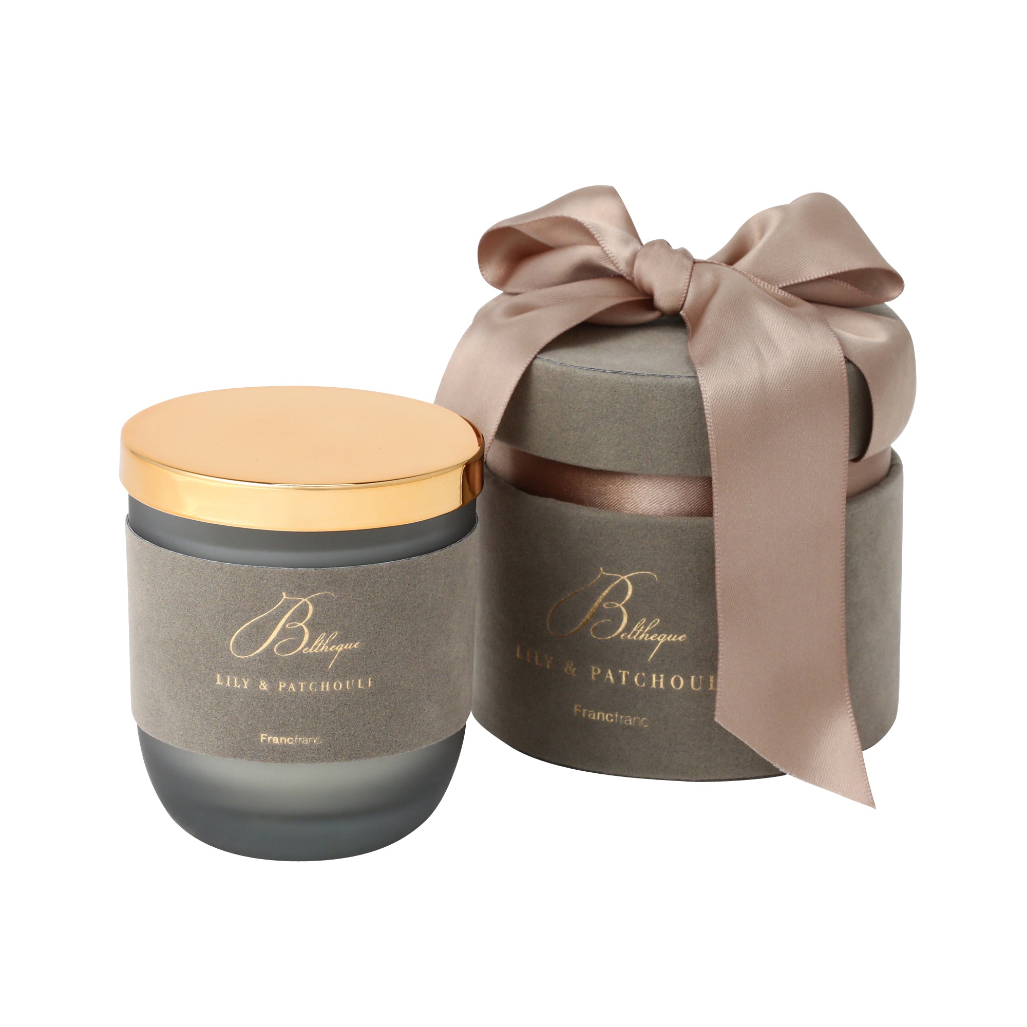 Beltheque Scented Candle - Gray Aromatherapy Soy Wax Candle for Home Relaxation, Meditation & Romantic Ambiance