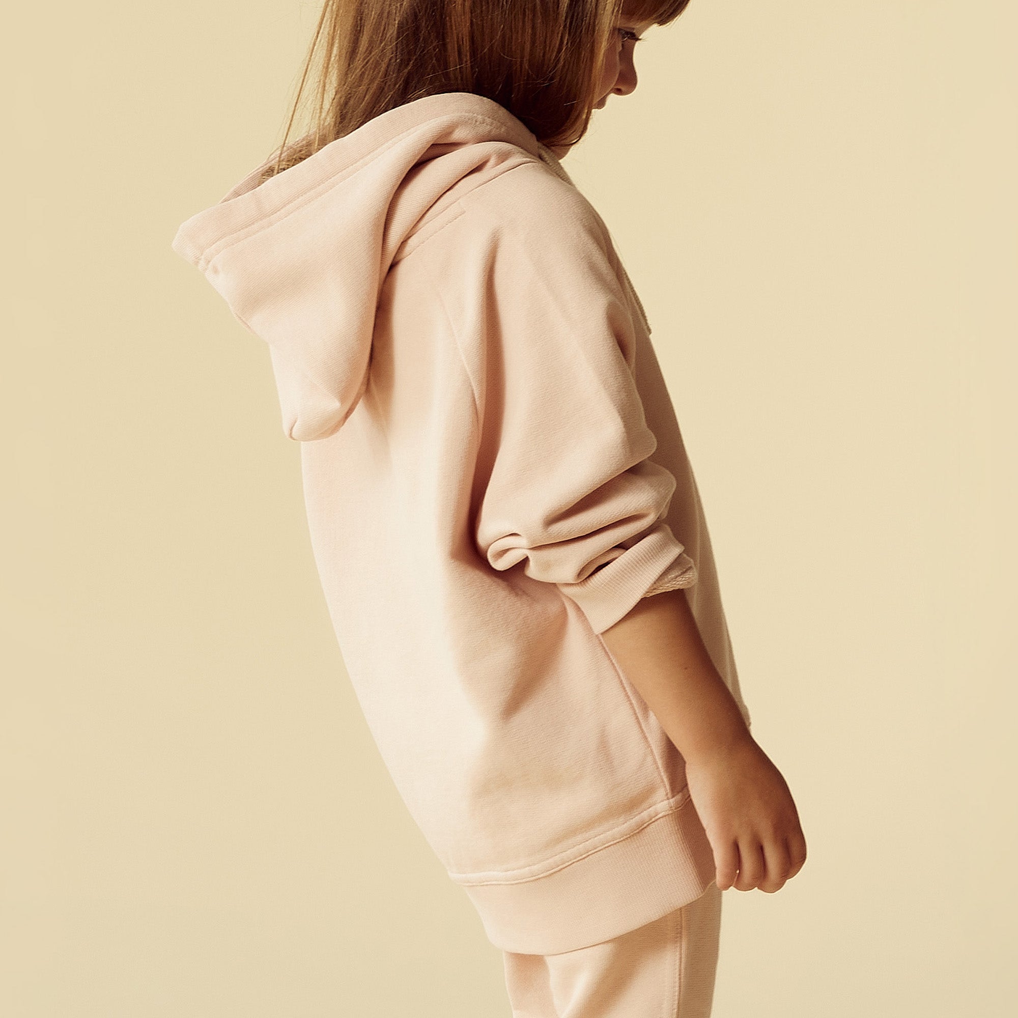 Organic Cotton Rose Terry Hooded Sweatshirt for Women - Soft & Cozy Pullover Hoodie for Casual Wear, Lounge, Yoga & Travel