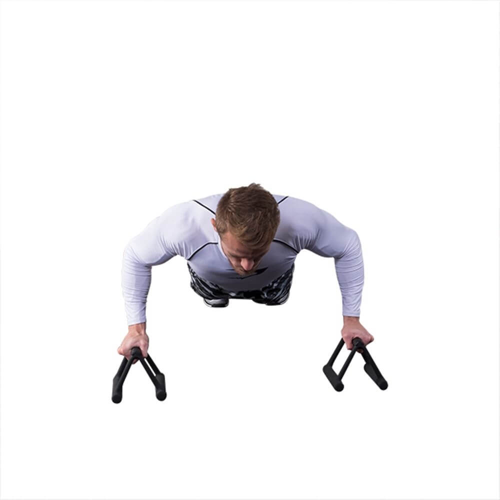 Body Solid Tools Premium Push Up Bars PUB5 - Ergonomic Workout Equipment for Home Gym & Strength Training - Perfect for Push-Ups, Chest & Arm Exercises