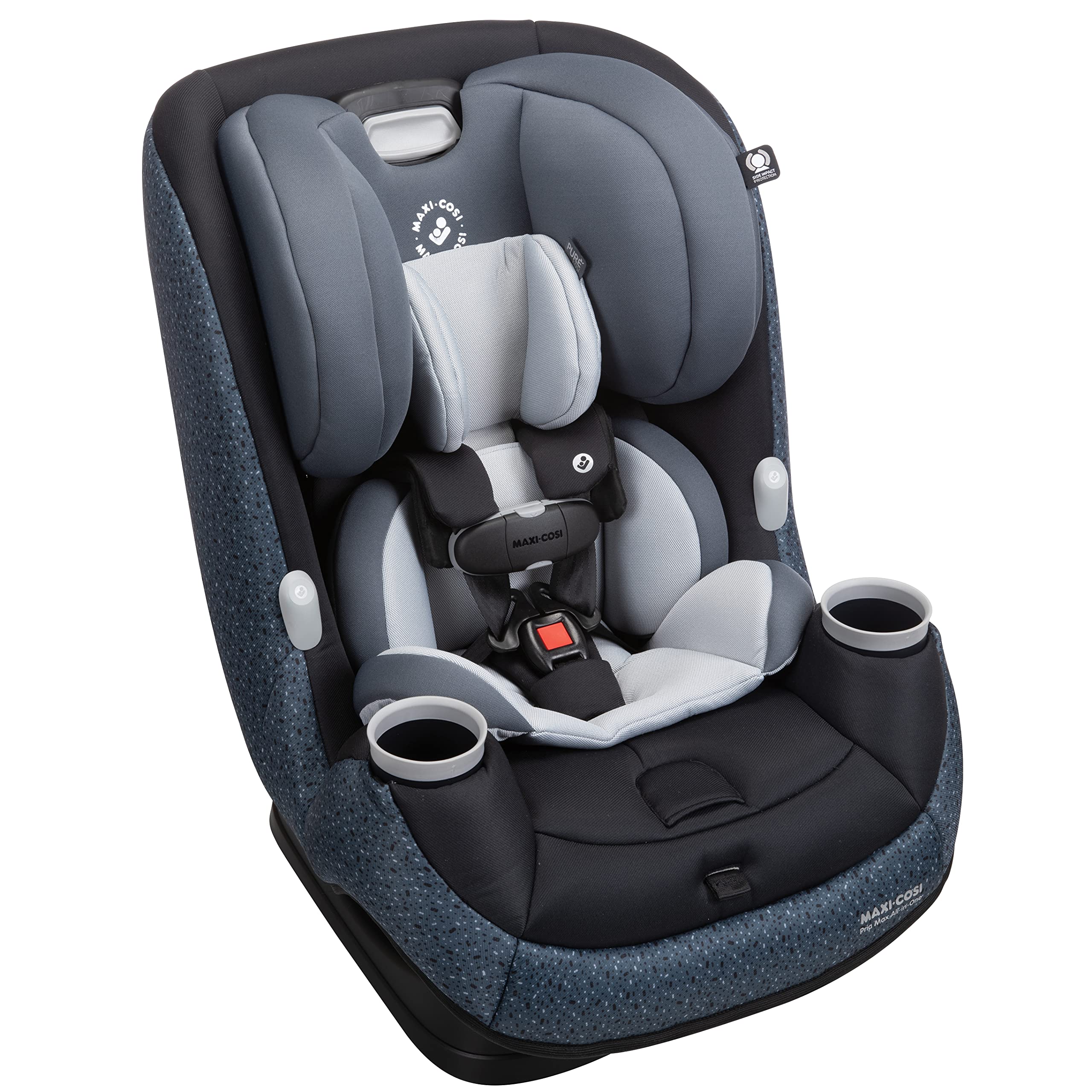 Maxi-Cosi Pria Max All-in-One Convertible Car Seat for Babies & Toddlers | Tetra Graphite - PureCosi | Safe & Comfortable for Travel, School & Family Road Trips