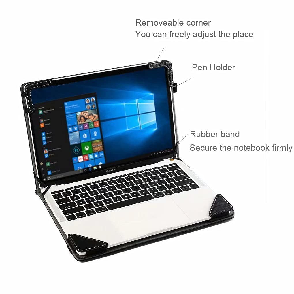 Premium Shockproof Laptop Sleeve Case for Dell Latitude 5550/5540/5510/3550/3530 15.6 Inch Notebook - Water-Resistant Protective Cover with Handle, Perfect for Business Travel, School & Commuting