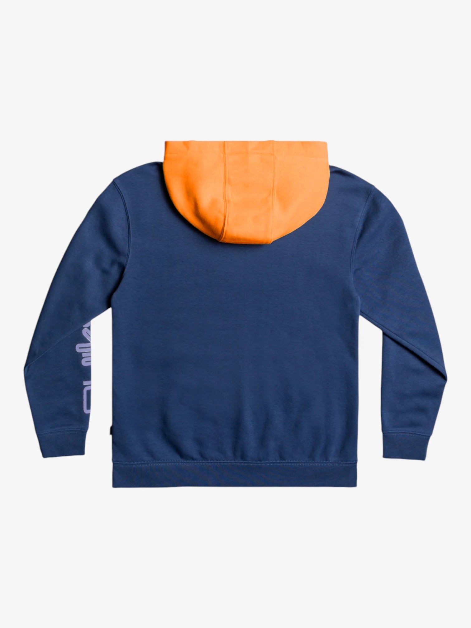 Quiksilver Omni Logo Block Hoodie for Kids - Brown, Blue & Gray | Warm & Comfortable Pullover for Boys & Girls | Perfect for School, Play & Outdoor Activities