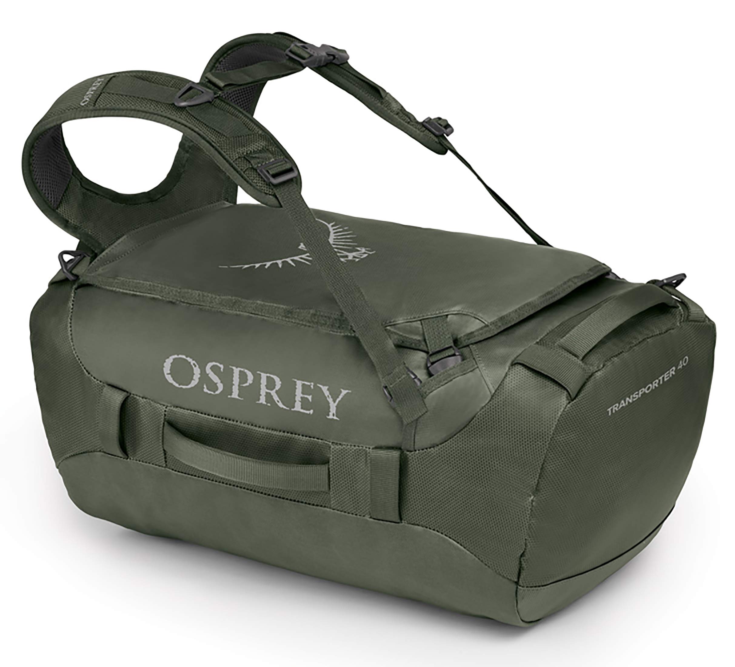 Osprey Transporter 40 Travel Duffel Bag - Waterproof Carry-On Luggage for Hiking, Camping & Air Travel - Durable Weekend & Gym Bag for Men & Women