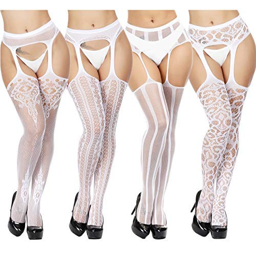 White(4 Pairs)