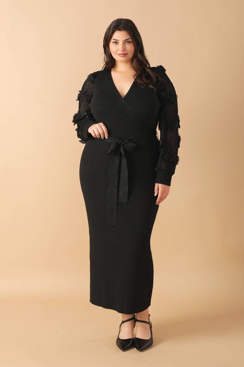 Perfect Balance Sweater Midi Dress - Women's Elegant Knit Dress for Fall & Winter, Office & Date Night Outfits