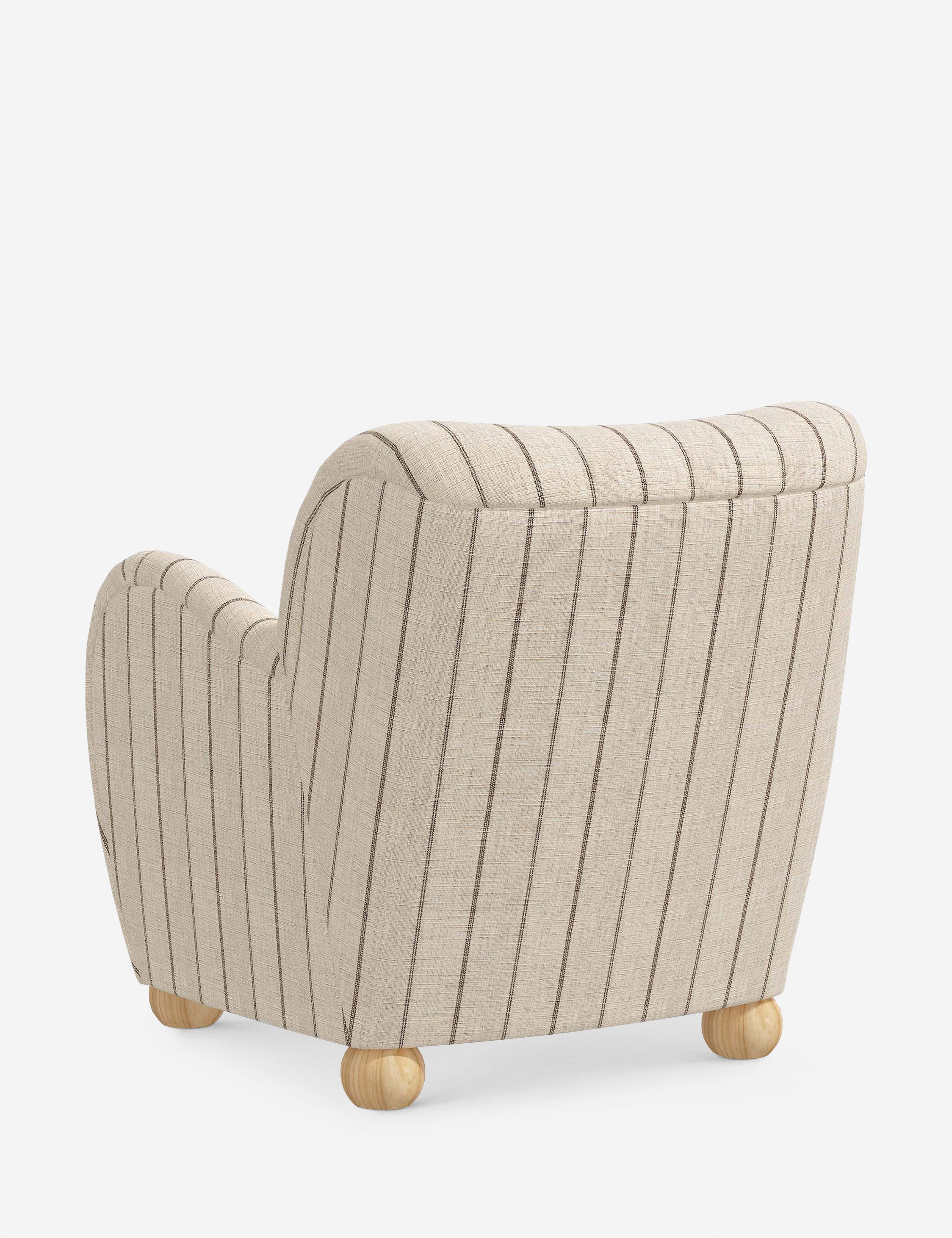 Baird Accent Chair - Modern Upholstered Lounge Chair for Living Room, Bedroom & Office - Stylish Comfortable Reading Chair with Solid Wood Legs - Perfect for Relaxing, Reading & Decorating