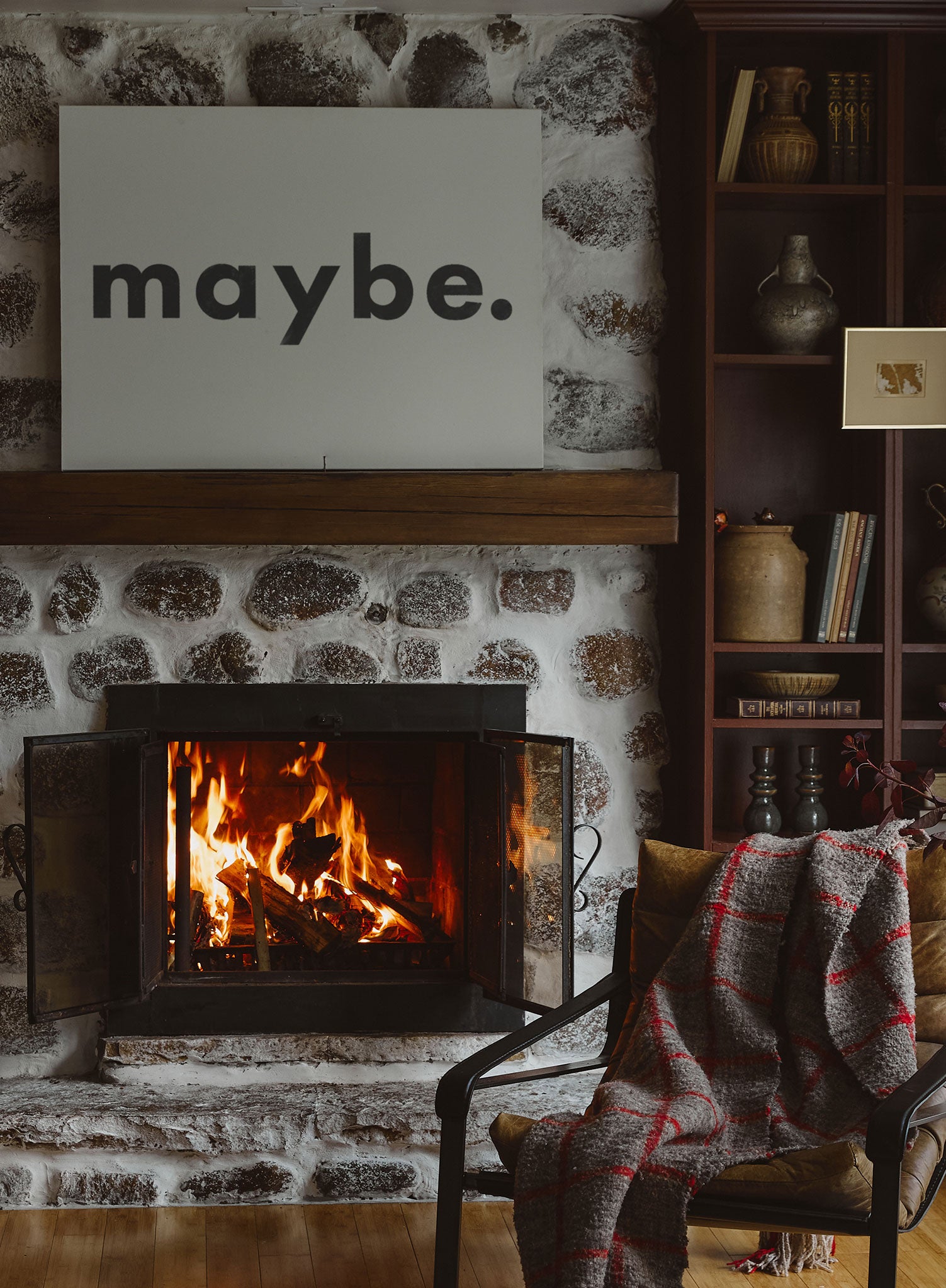 Maybe Poster - Premium Custom Wall Art for Home & Office Decor | Perfect for Living Room, Bedroom & Workspace