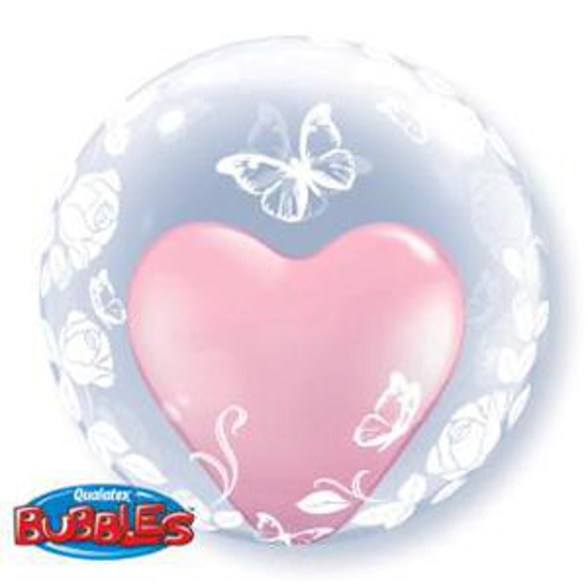 24-Piece Rose & Butterfly Decorative Bubble Wrap - Perfect for Gift Wrapping, Party Decorations, and DIY Crafts