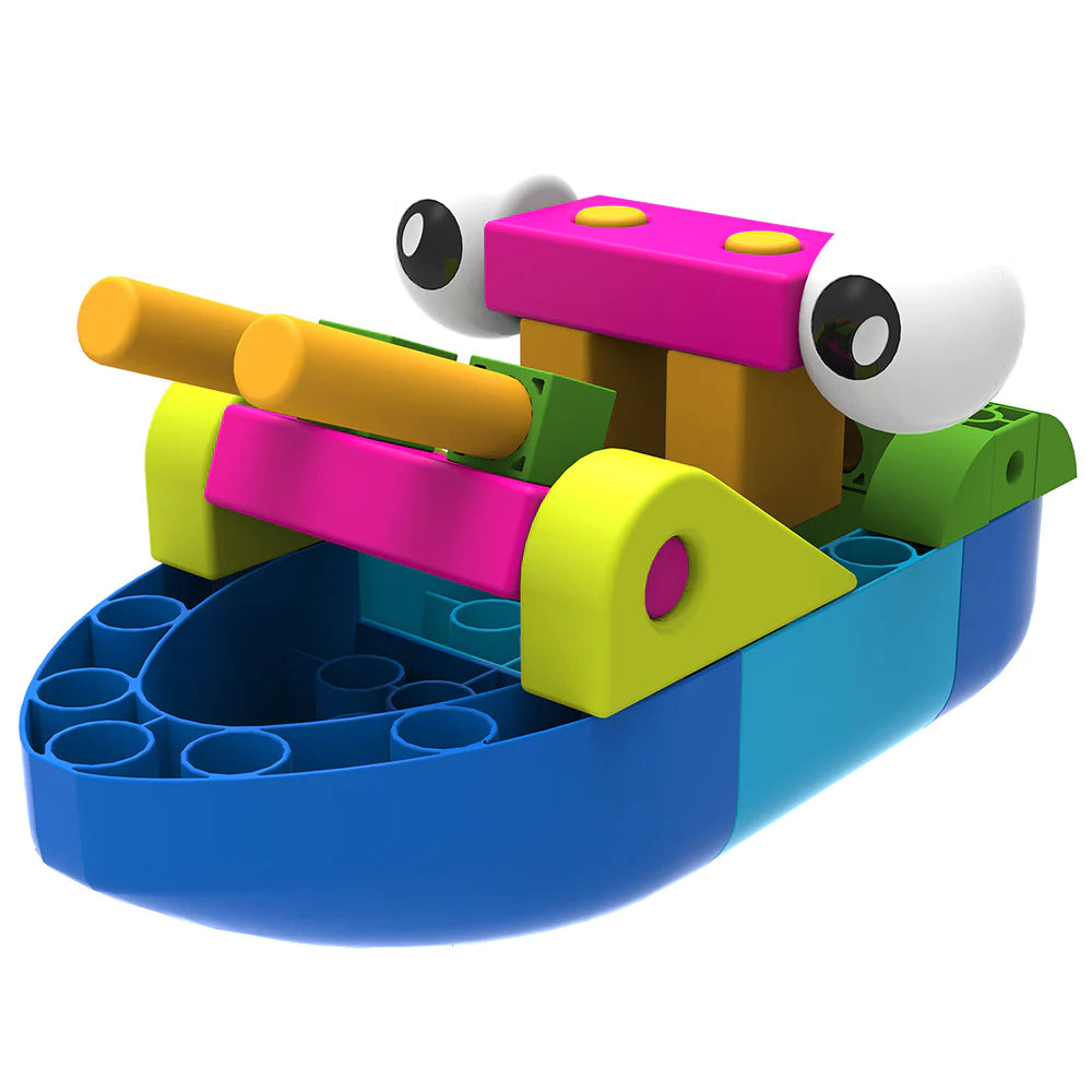 Kids First: Boat Engineer STEM Building Toy Set - Educational Science Kit for Children Ages 5-10 - Perfect for Classroom Activities & Birthday Gifts