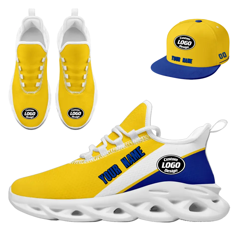 Custom Maxsoul Sneakers & Hat Combo Set - Personalized Athletic Shoes & Apparel for Gifts, Brand Promotions, Fan Festivals, and Special Events | Perfect for Sports Enthusiasts, Corporate Giveaways, and Team Merchandise