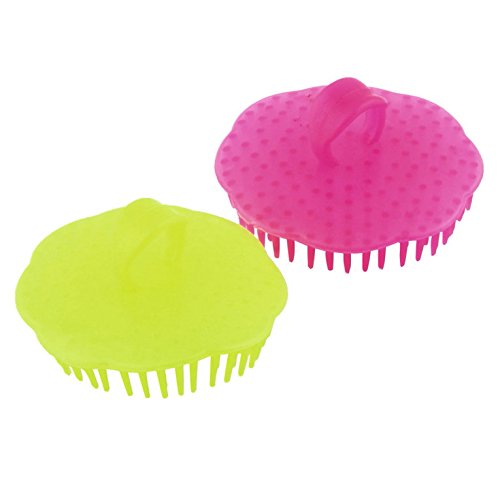 Scalp Massage Brush for Hair Washing - Shower Comb with Soft Bristles for Relaxing Head & Body Massage - Random Color - Perfect for Stress Relief & Improved Hair Health