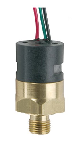 Economical Miniature Pressure Switch PS41-30-2MNS-C-FLS18 Series - SPDT Circuit, 25-100 psi Range, 1/8