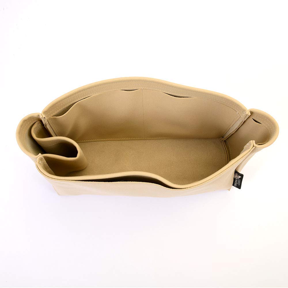 Stylish Beige Suedette Leather Bag Organizer - Compatible with Saint Laurent Shopping Tote | Perfect for Work, Travel & Everyday Use