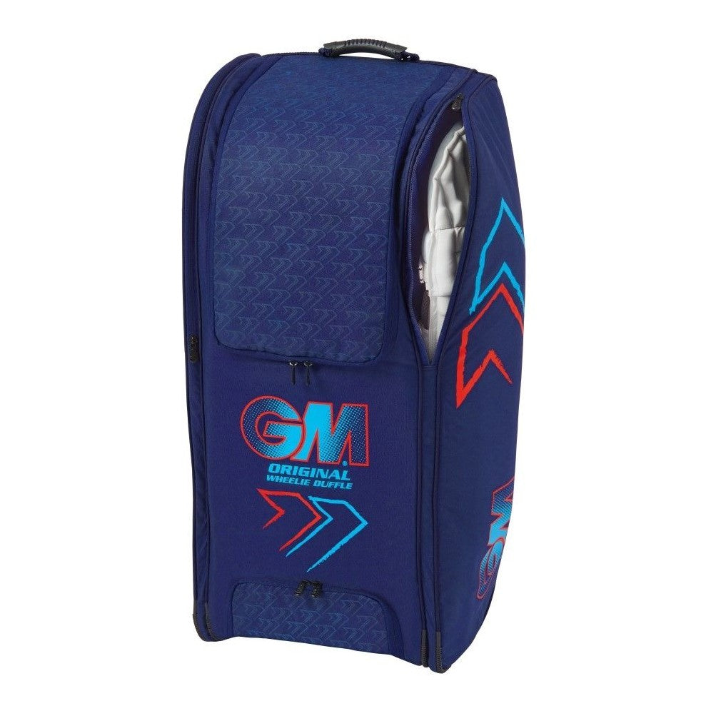 GM Original Wheelie Duffle Cricket Bag - Premium Cricket Equipment for Travel & Practice | Perfect for Cricket Matches, Training & Sports Gear Storage