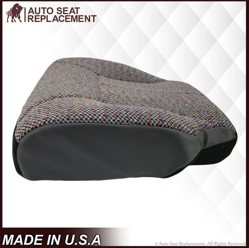 1998-2002 Dodge Ram Driver Bottom Cloth Seat Cover - Dark Gray - Single Cab Only - Perfect for Truck Interior Protection & Comfort Upgrade
