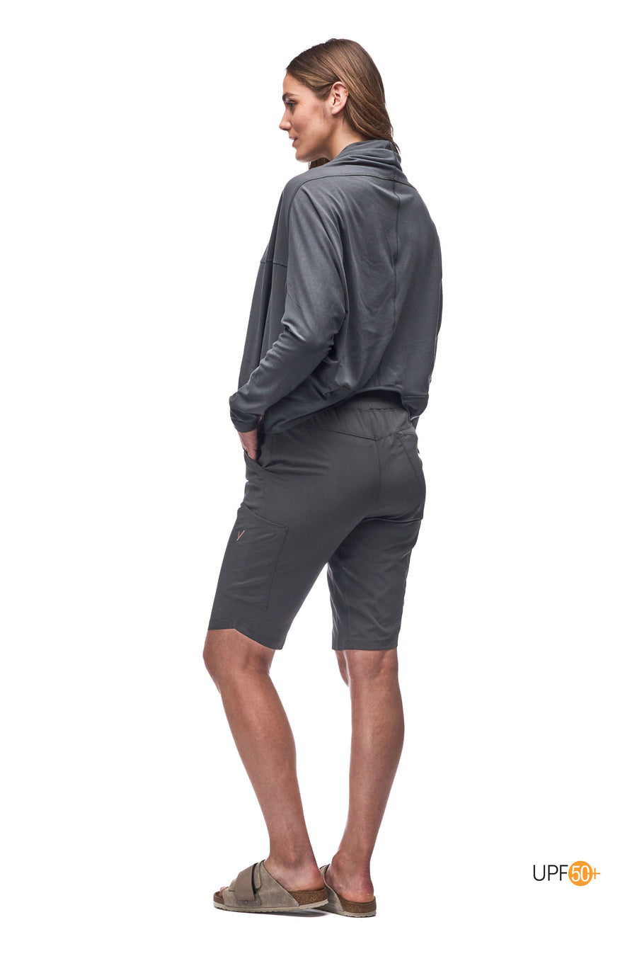 Indyeva Viajar III Women's Shorts - Lightweight & Comfortable Travel Shorts for Hiking, Yoga & Casual Wear