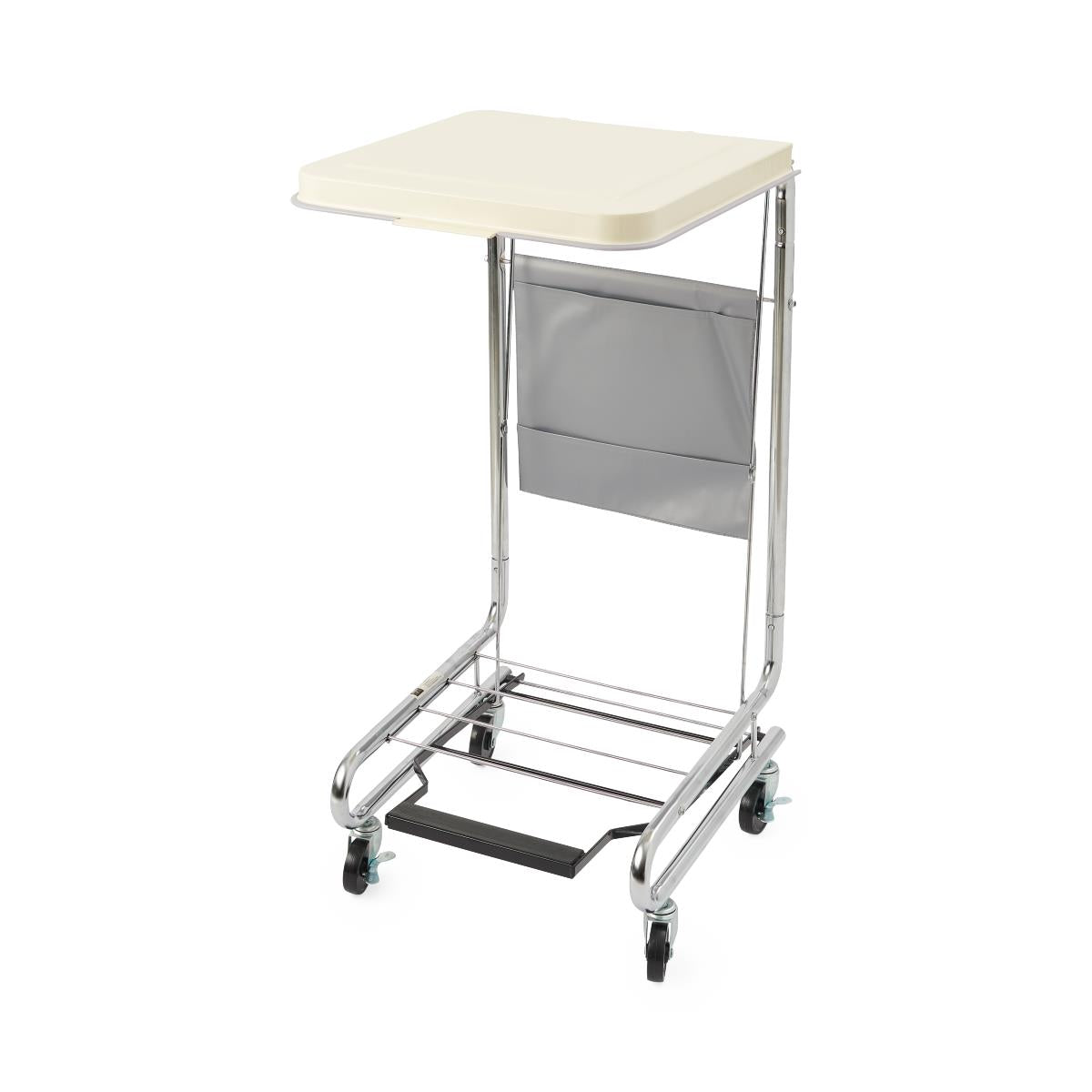 18-Inch Hamper Stand with Foot Pedal - Hands-Free Laundry Basket Holder for Bedroom, Bathroom, and Closet Organization