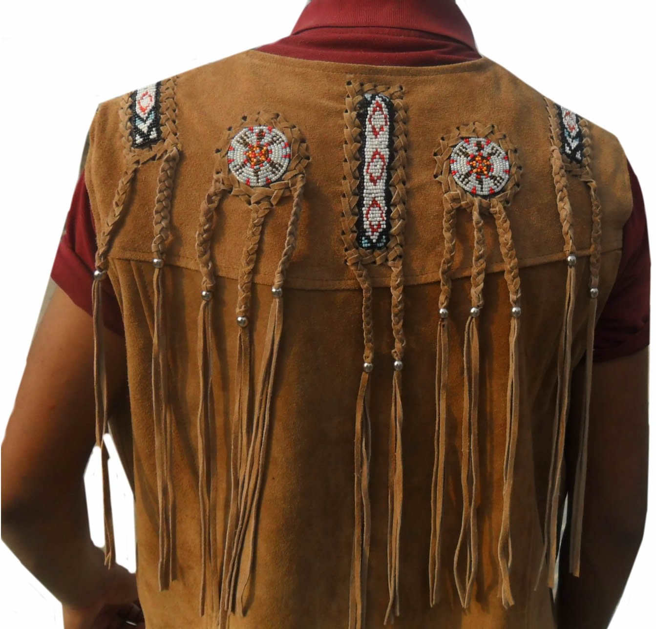 Classyak Western Leather Vest for Men & Women - Genuine Suede Leather Jacket in Sizes XS to 5XL - Perfect for Cowboy Rodeo, Biker Outfits & Western Fashion