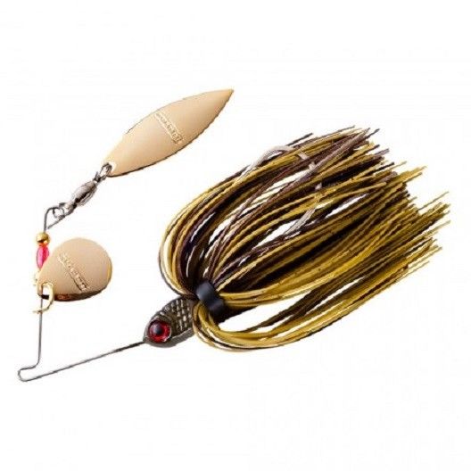 Booyah Pond Magic Spinnerbait 3/16 oz - Premium Bass Fishing Lure for Freshwater Lakes & Ponds - Perfect for Casting & Retrieving in Shallow Waters