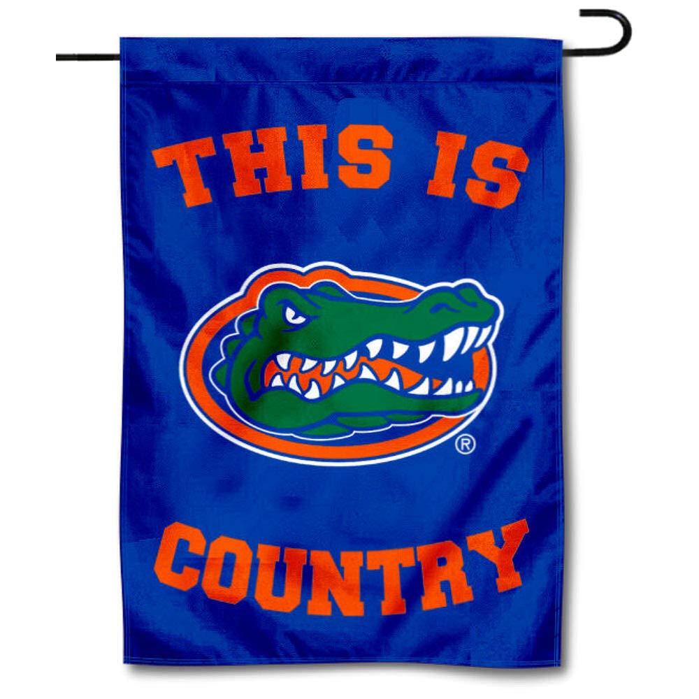Florida Gators This is Gators Country Garden Banner Flag - Perfect for College Football Tailgates, Game Day Decor & Fan Showcase