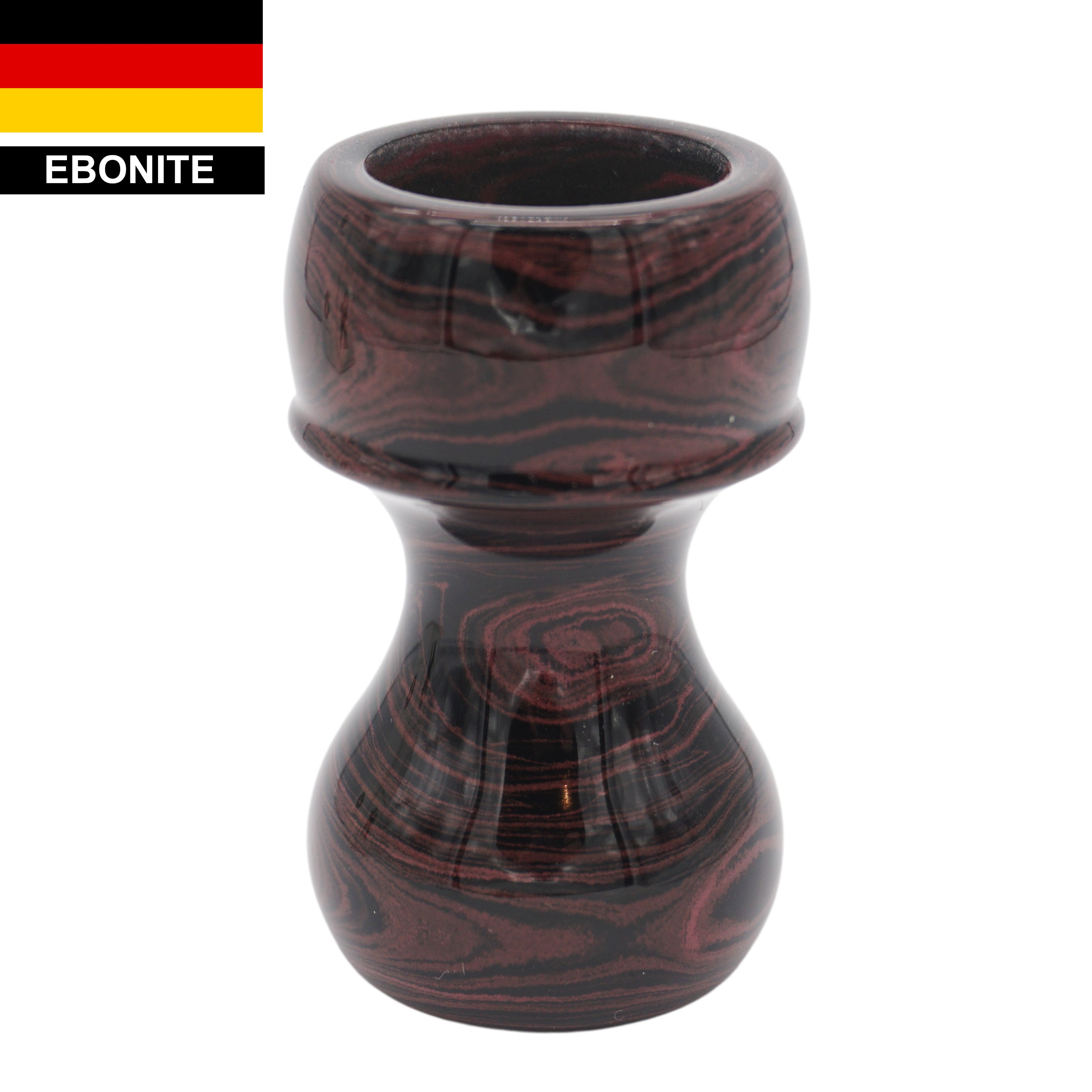 Premium Handmade Raspberry Ebonite Shaving Brush Handle - Compatible with 24mm & 26mm Knots - Perfect for Wet Shaving & Luxury Grooming Gifts for Men